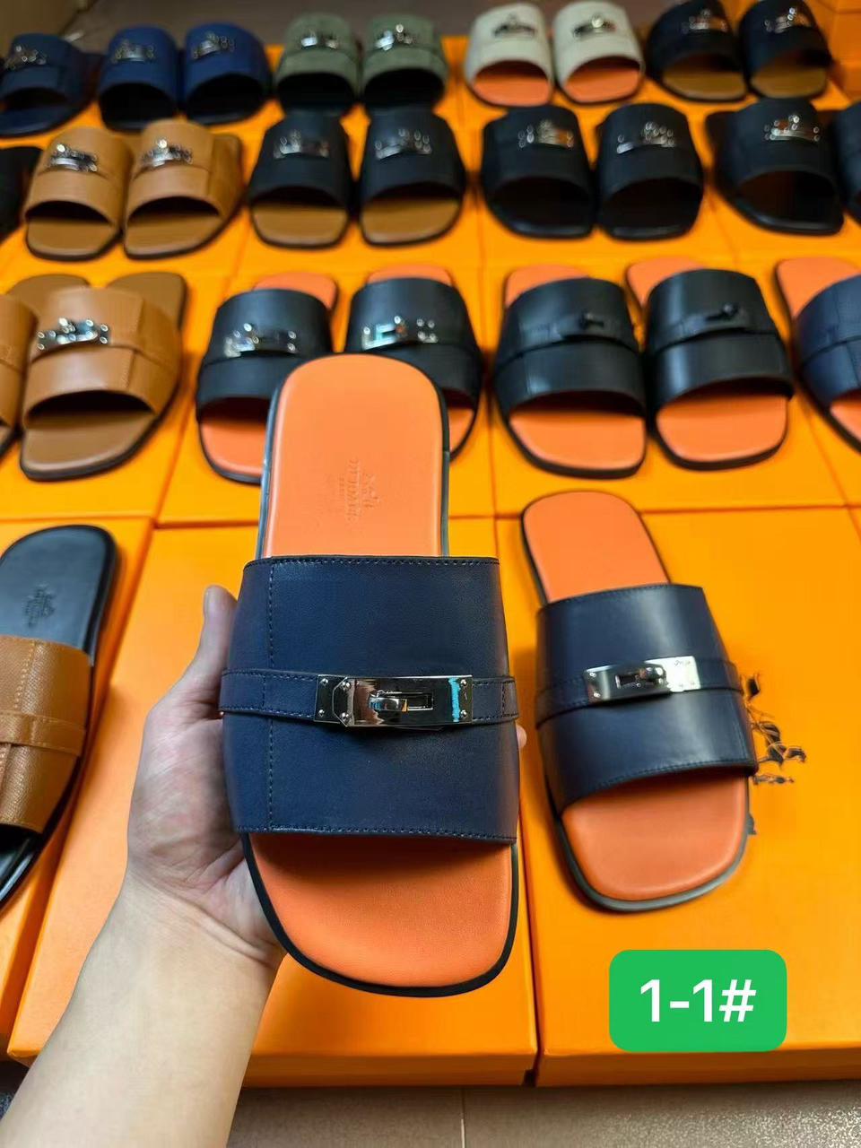 Hermes Gabriel High Grade Slides with box