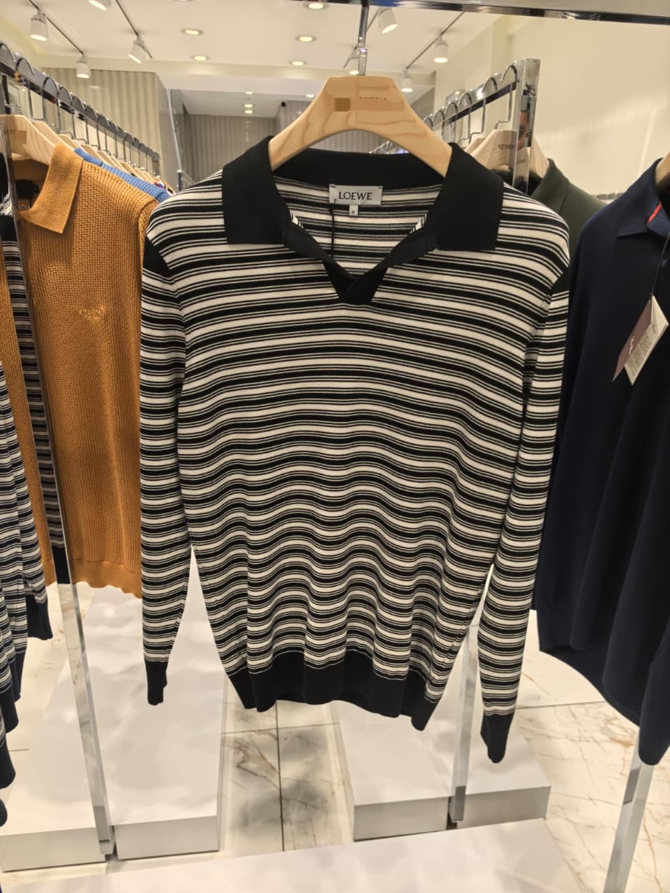 Loewe 1:1 Grade Button Less Old Money Polo Shirt