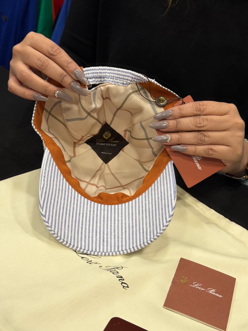 Loro Piana Premium Cap with Dust Cover