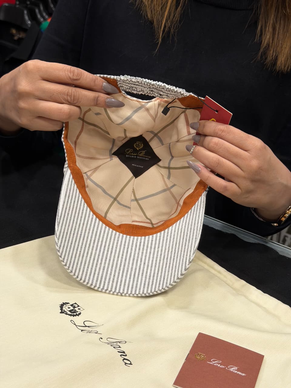 Loro Piana Premium Cap with Dust Cover