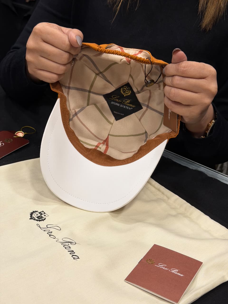 Loro Piana Premium Cap with Dust Cover