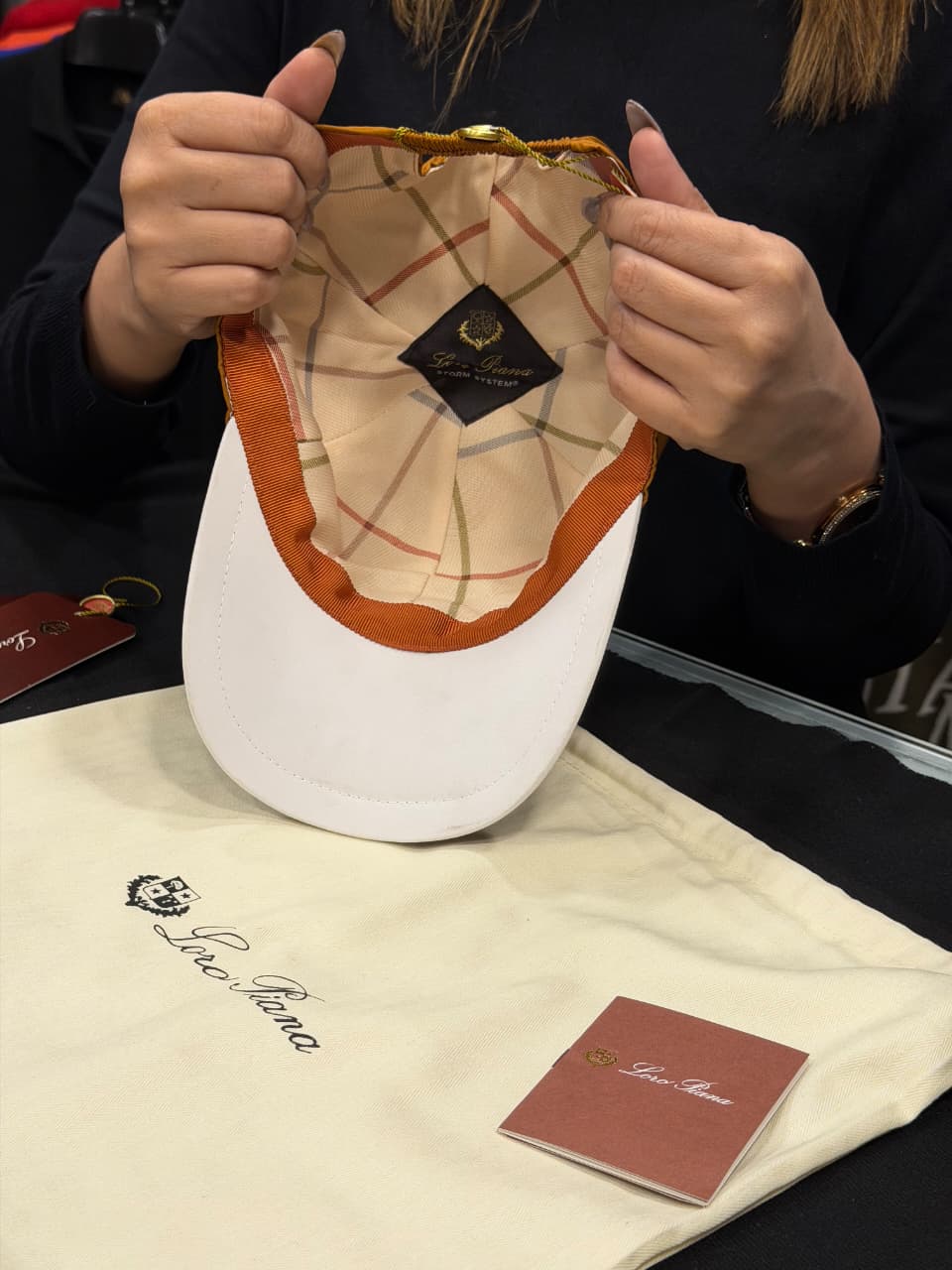 Loro Piana Premium Cap with Dust Cover