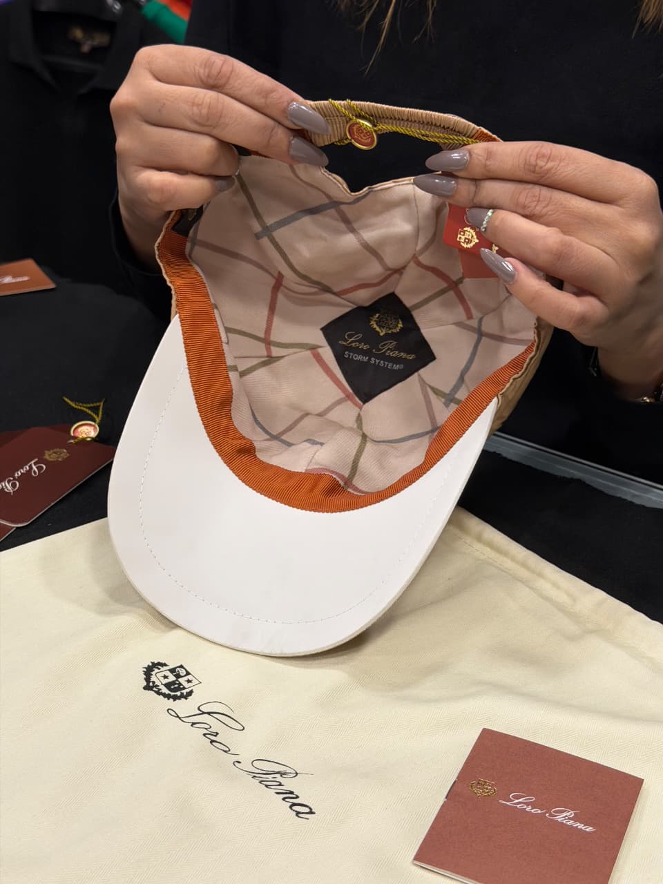 Loro Piana Premium Cap with Dust Cover