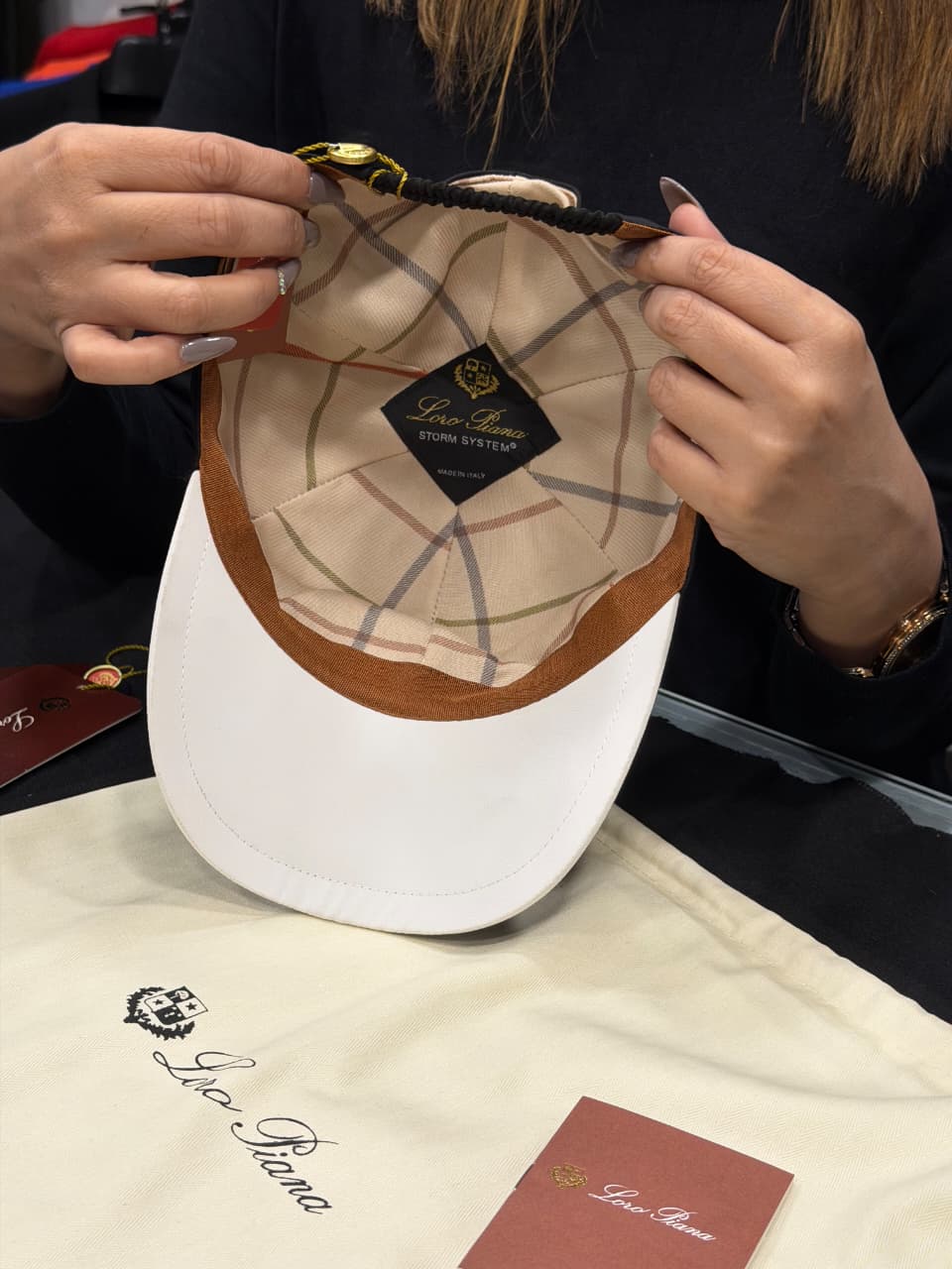 Loro Piana Premium Cap with Dust Cover