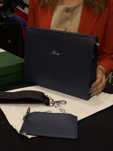 Lacoste Pochette with Strap & Mini Pouch Bag