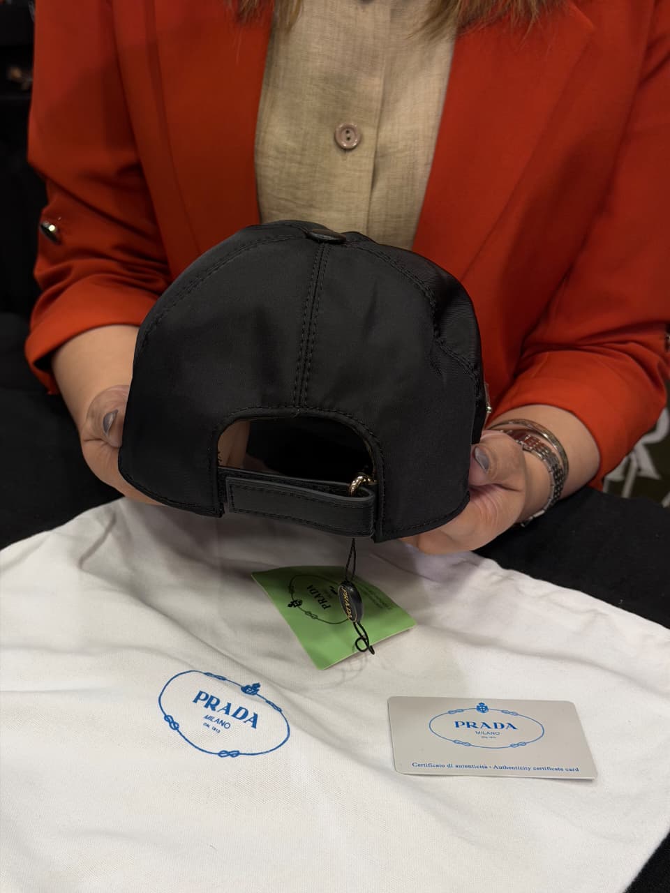 Prada Premium Cap with Dust Cover