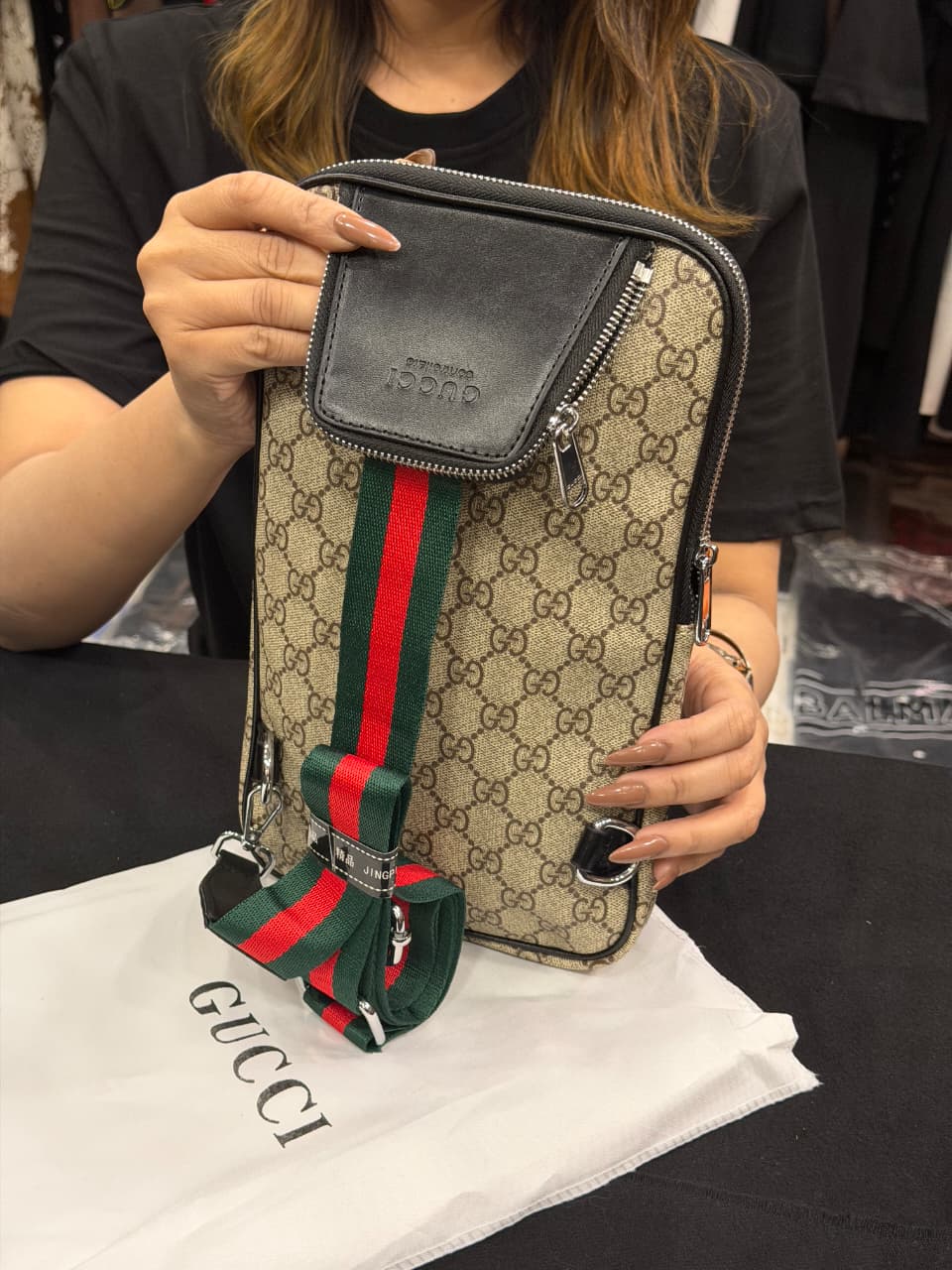 Gucci Cross Cross Body Bag