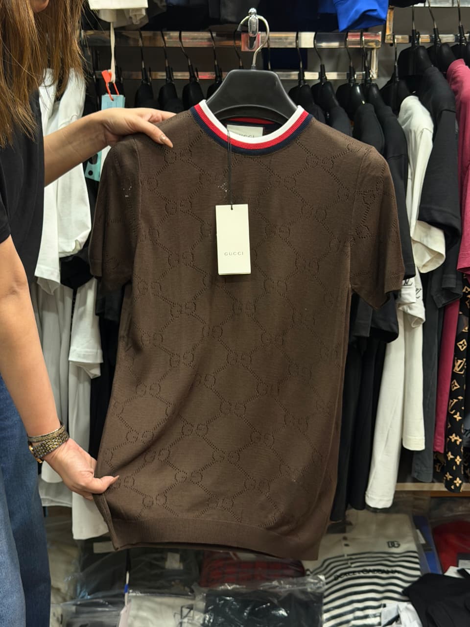 Gucci Wave Knit 1:1 Grade Premium T-shirt