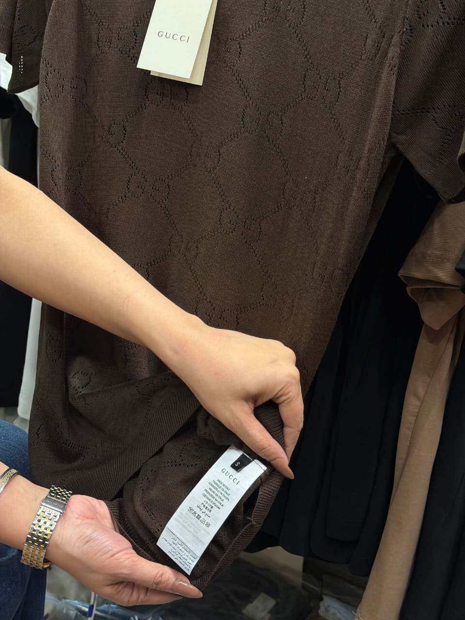 Gucci Wave Knit 1:1 Grade Premium T-shirt