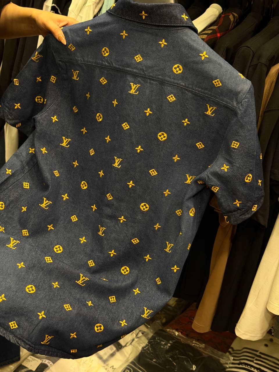 Louis Vuitton 1:1 Grade Premium Oversized Short Sleeves Shirt