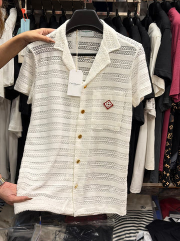 Casa Blanca Wave Knit 1:1 Grade Premium Short Sleeves Shirt