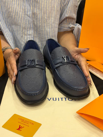 Louis Vuitton 1:1 Grade Leather Major Loafer Shoe