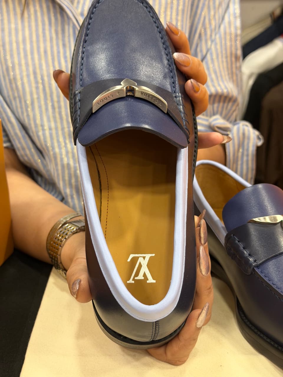 Louis Vuitton 1:1 Grade Leather Oxford Loafer Shoe