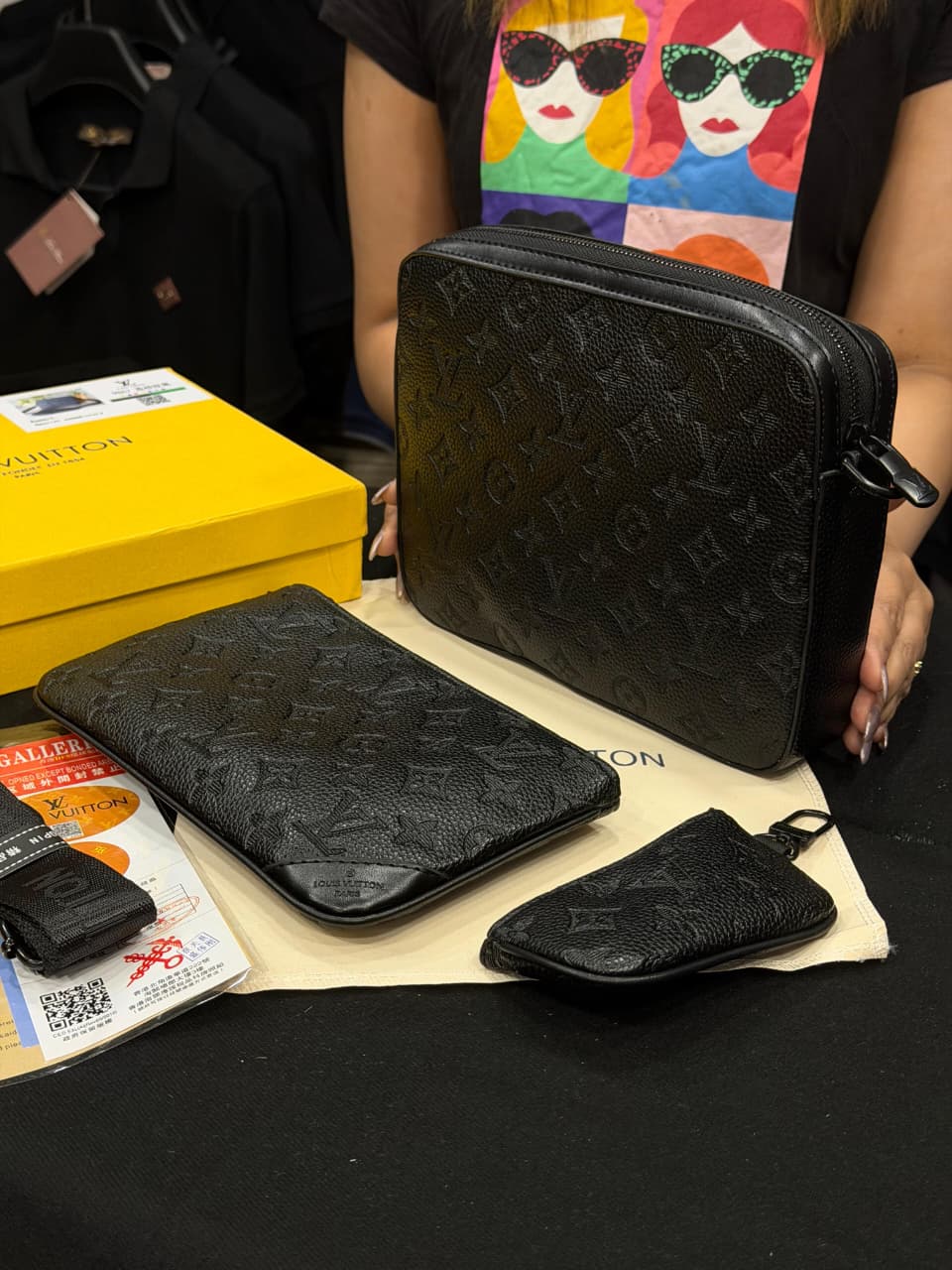 Louis Vuitton Trio Detachable Bag