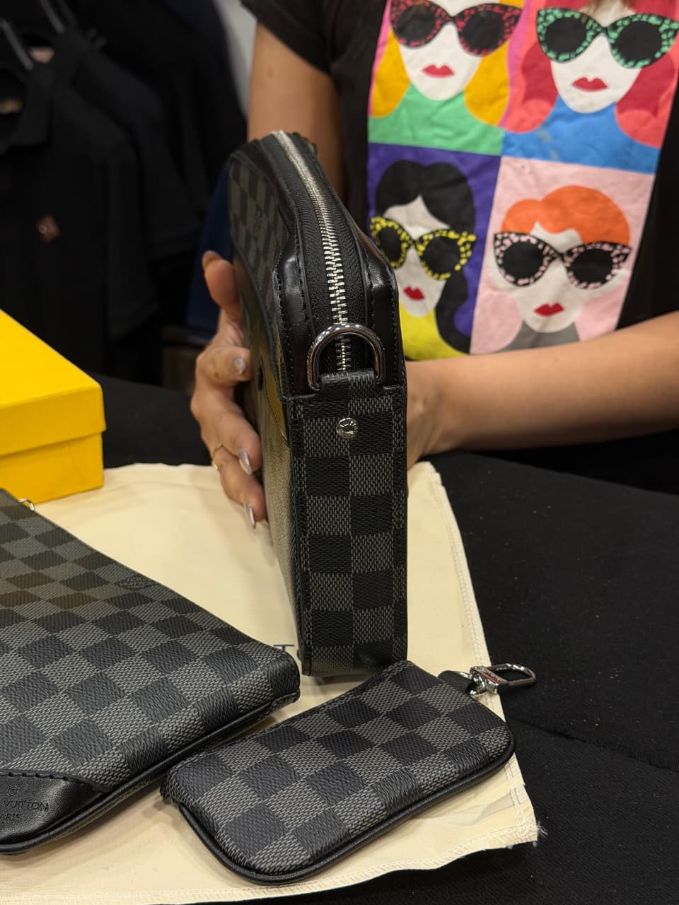 Louis Vuitton Trio Detachable Bag