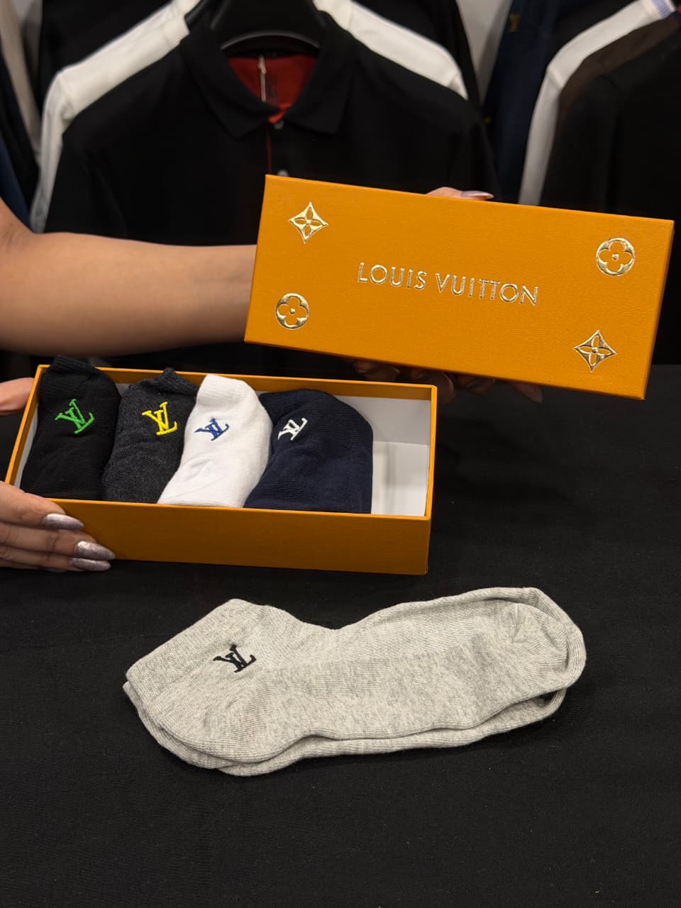 Louis Vuitton Pack of 5 Socks Box