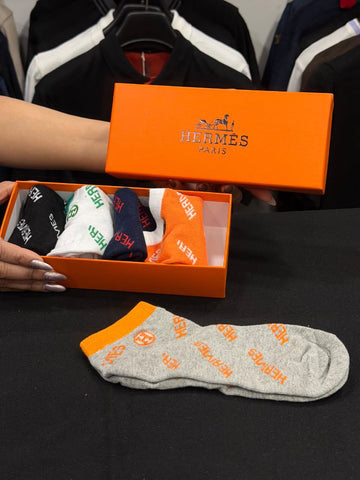Hermes Pack of 5 Socks Box