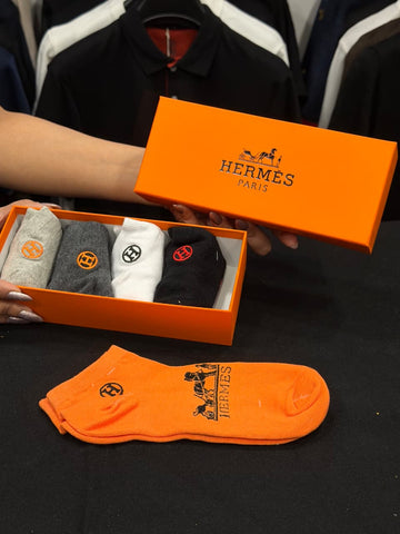 Hermes Pack of 5 Socks Box