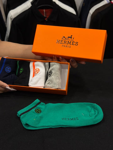 Hermes Pack of 5 Socks Box