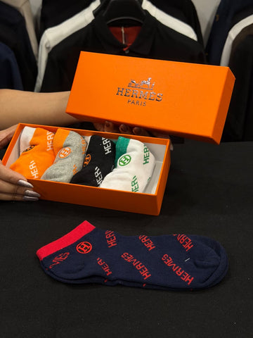 Hermes Pack of 5 Socks Box
