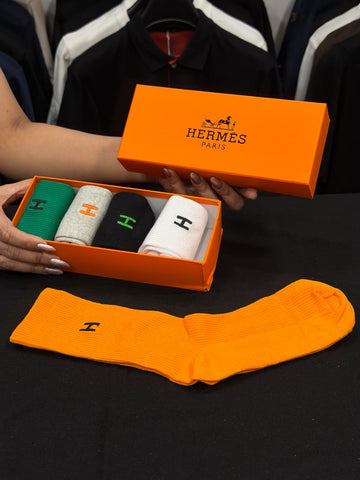 Hermes Pack of 5 Socks Box