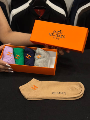 Hermes Pack of 5 Socks Box