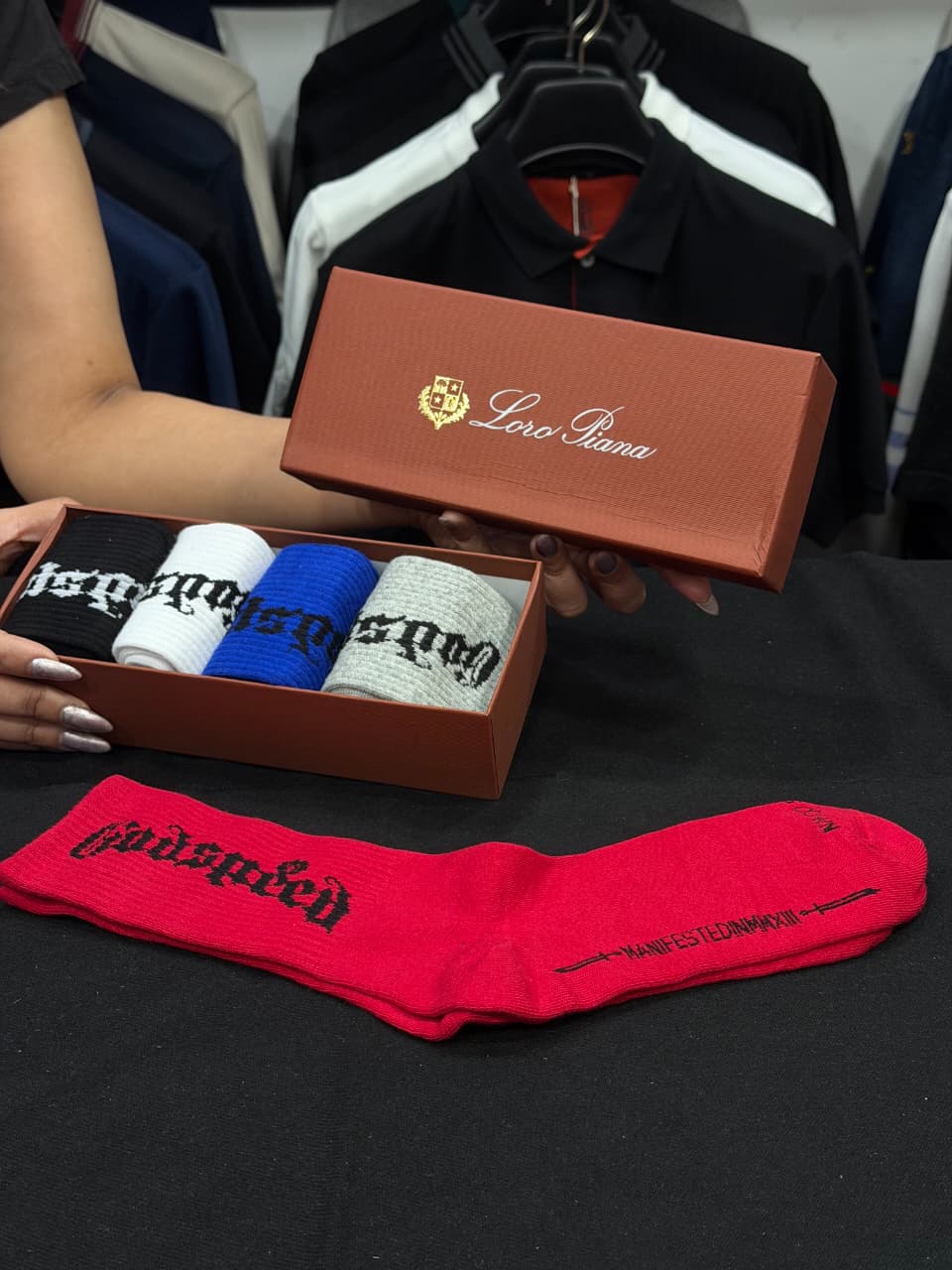 Loro Piana Pack of 5 Socks Box