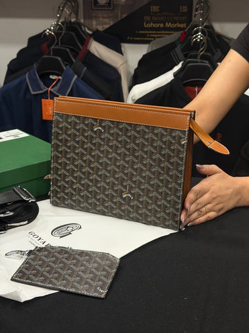 Goyard Pochette with Strap & Mini Pouch Bag