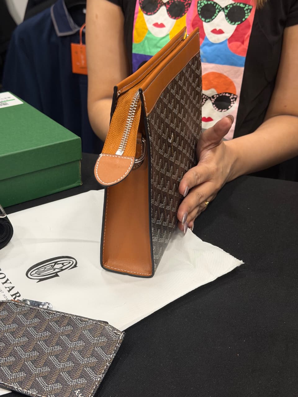 Goyard Pochette with Strap & Mini Pouch Bag