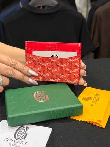 Goyard Card Holder - Red