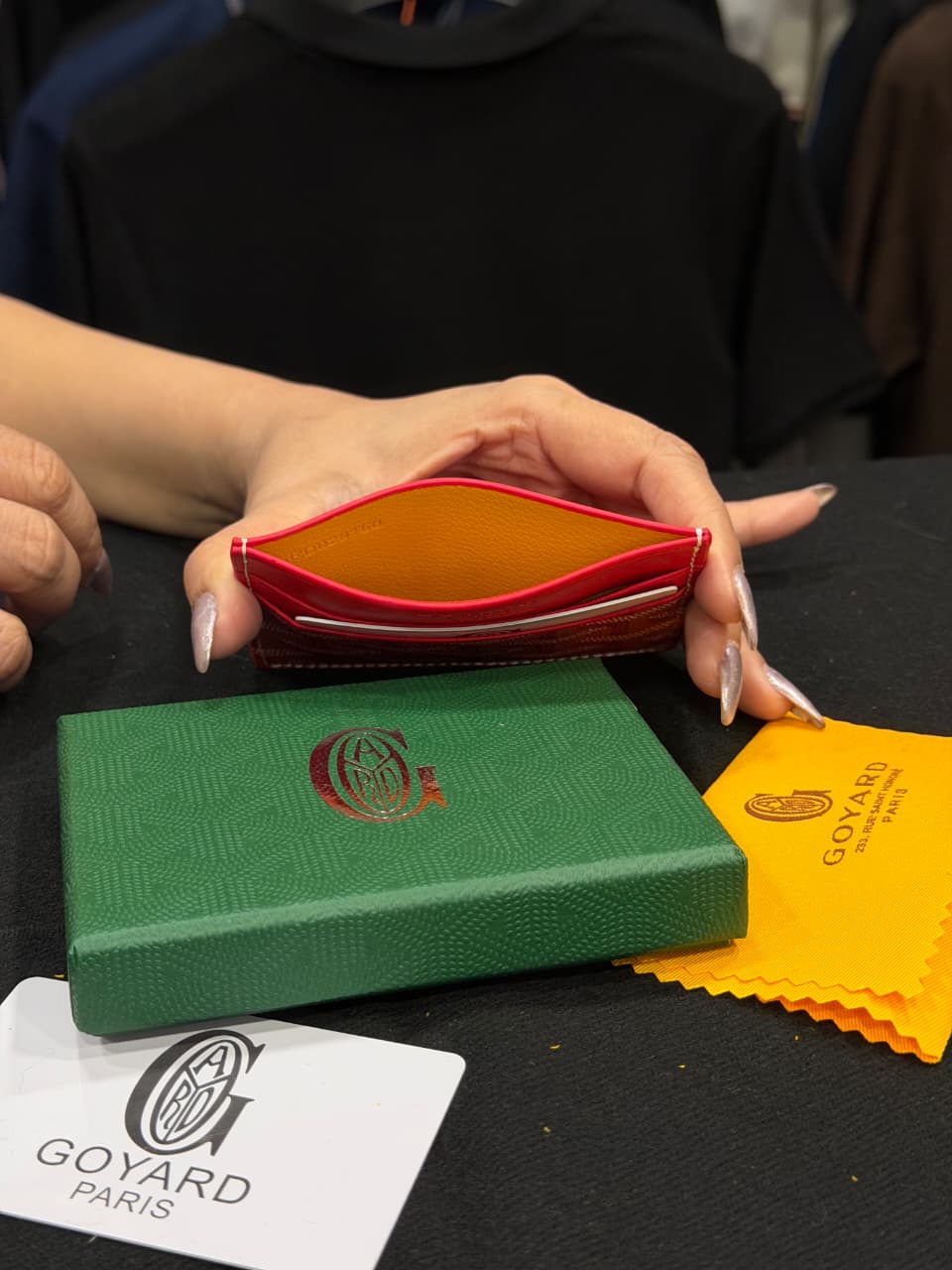Goyard Card Holder - Red