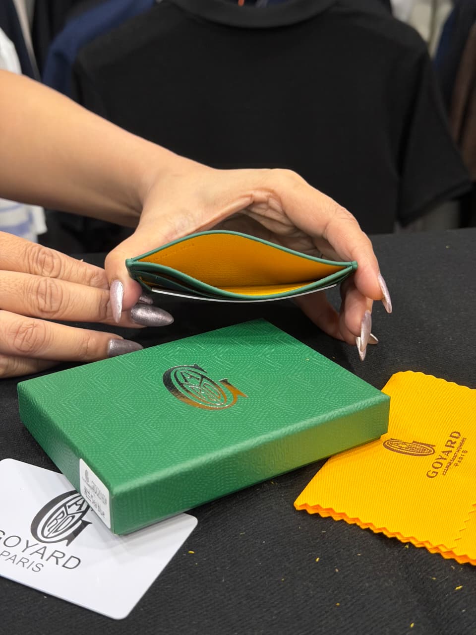 Goyard Card Holder - Green