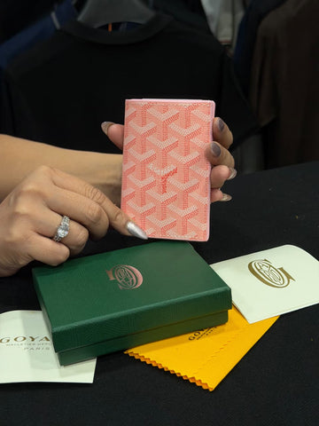 Goyard Card Wallet - Pink