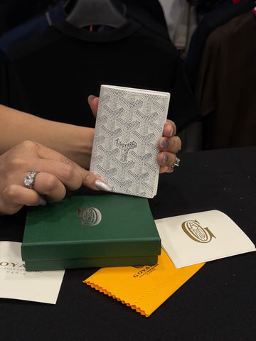Goyard Card Wallet - White