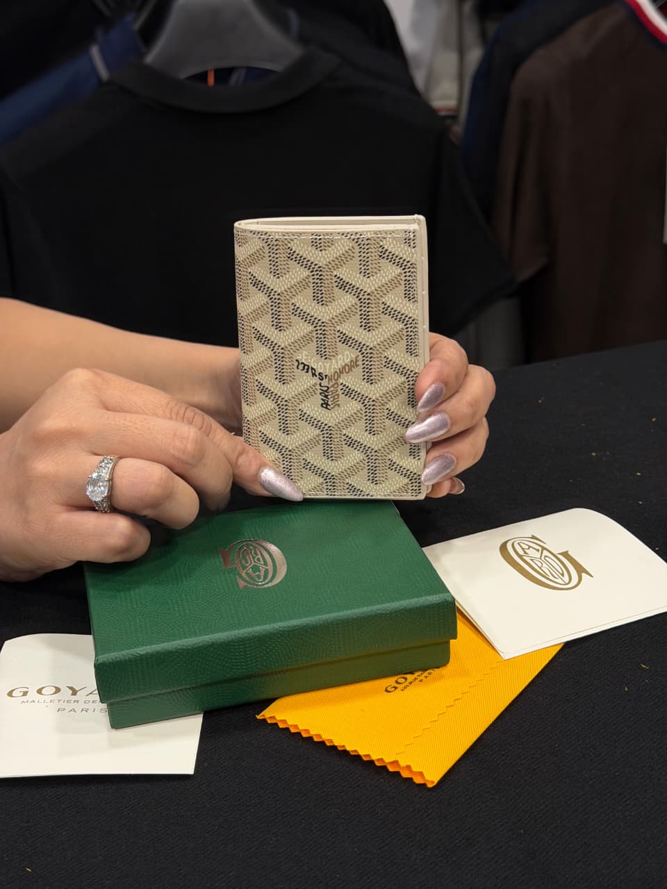 Goyard Card Wallet - Khakhi