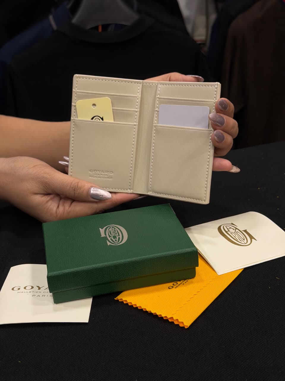 Goyard Card Wallet - Khakhi
