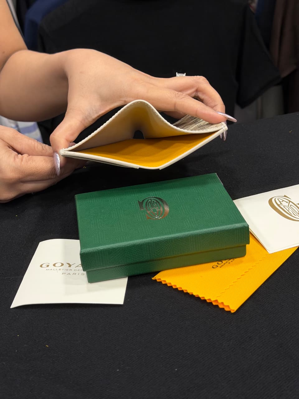 Goyard Card Wallet - Khakhi