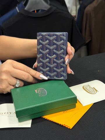 Goyard Card Wallet - Royal Blue