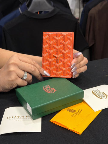 Goyard Card Wallet - Orange