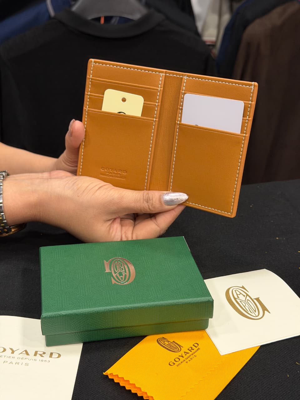 Goyard Card Wallet - Earth Yellow