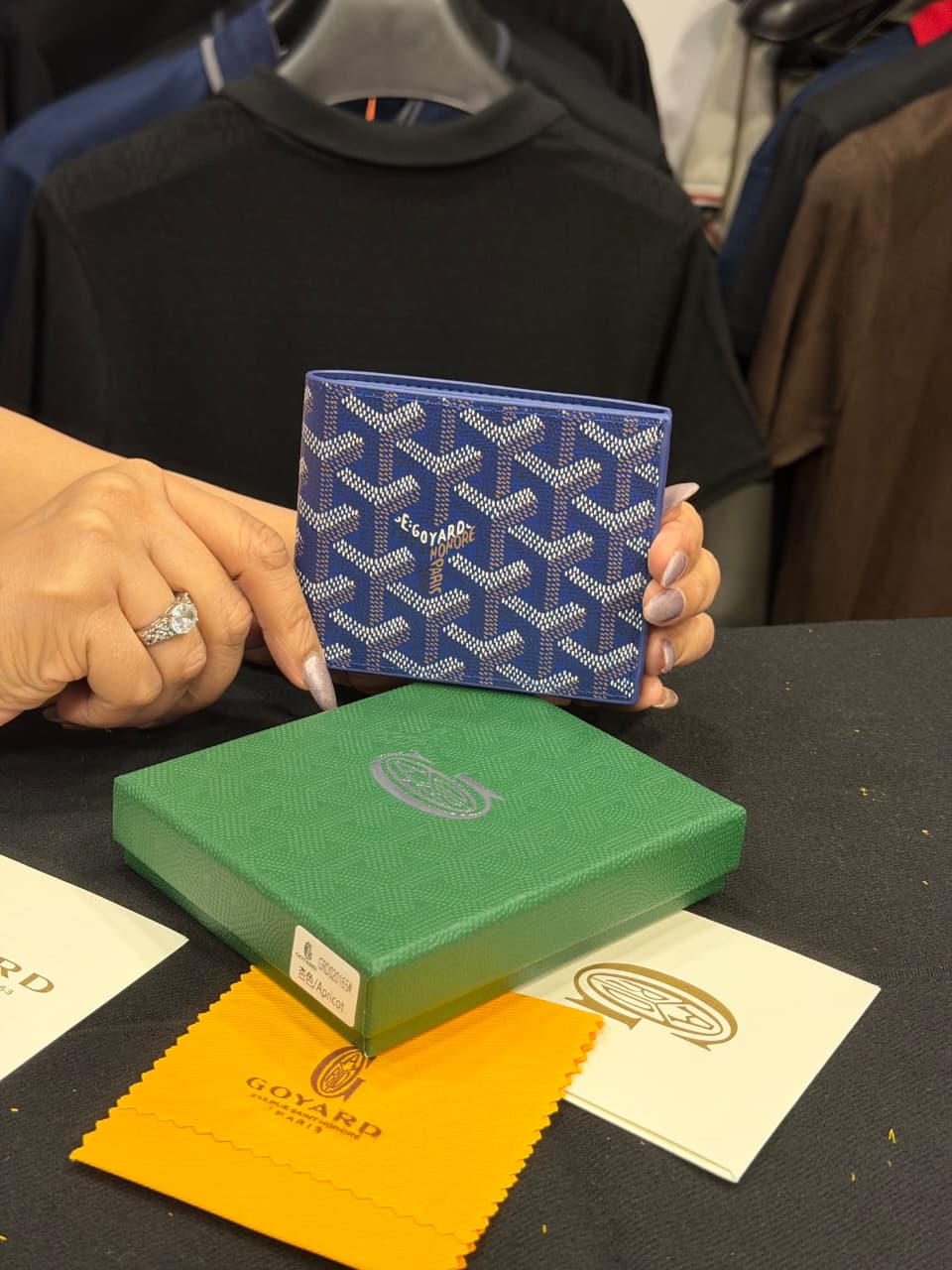 Goyard Short Wallet - Dark Blue