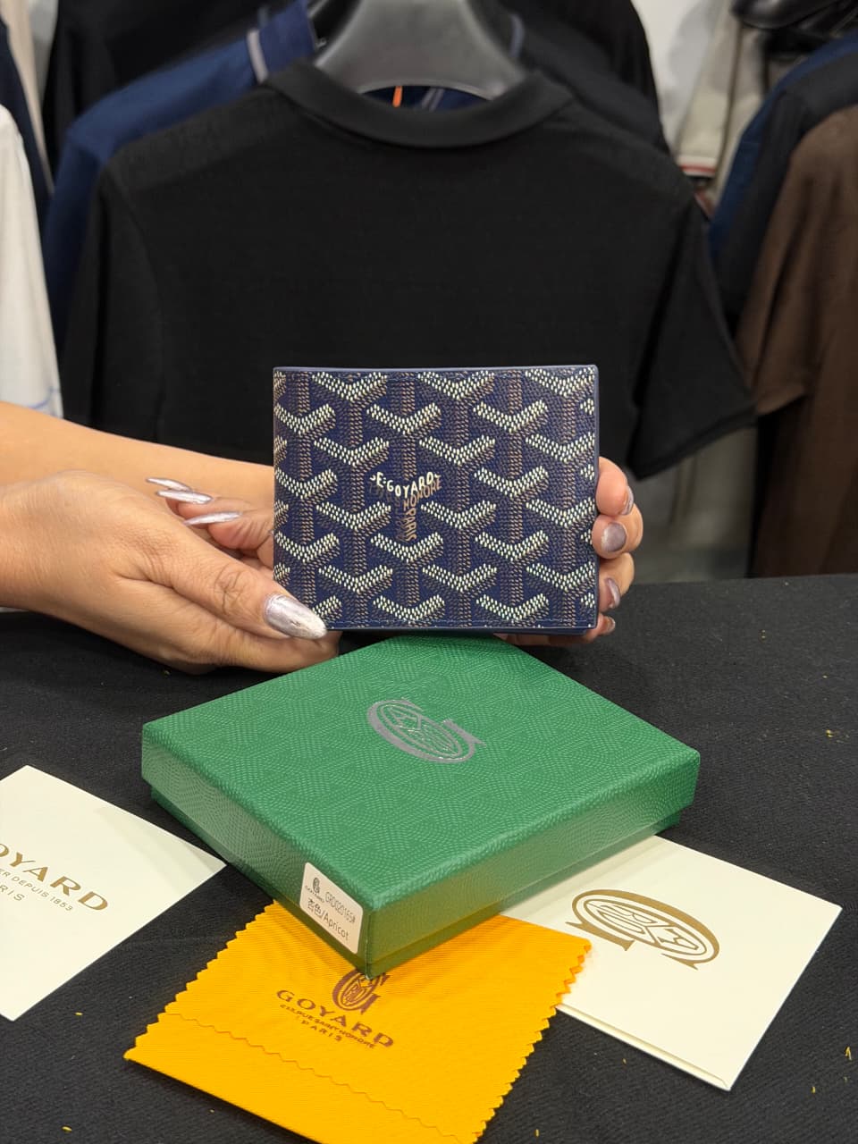 Goyard Short Wallet - Royal Blue