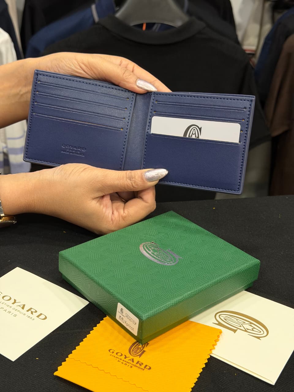 Goyard Short Wallet - Royal Blue