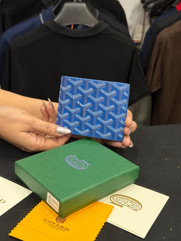 Goyard Short Wallet - Sea Blue