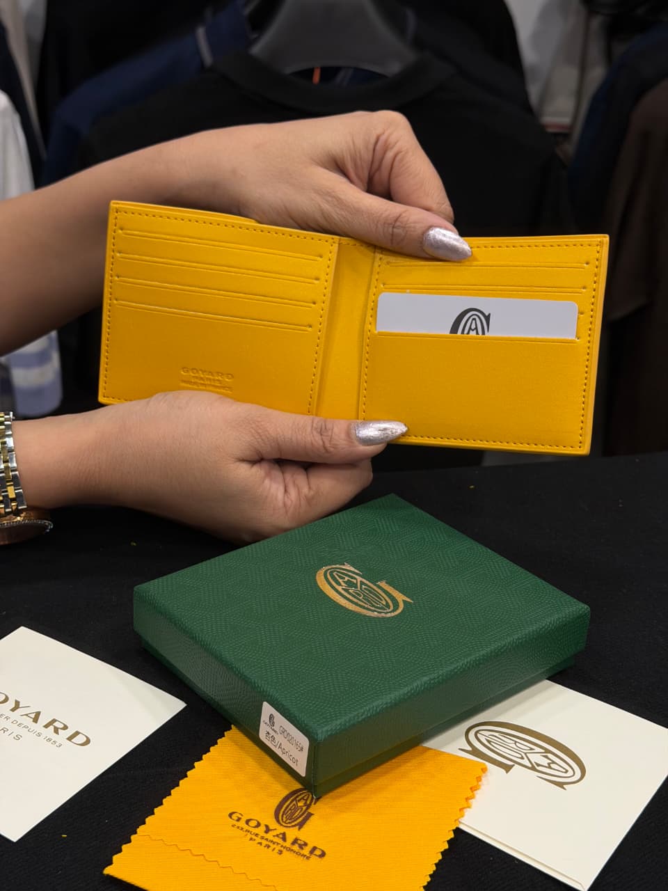 Goyard Short Wallet - Yellow