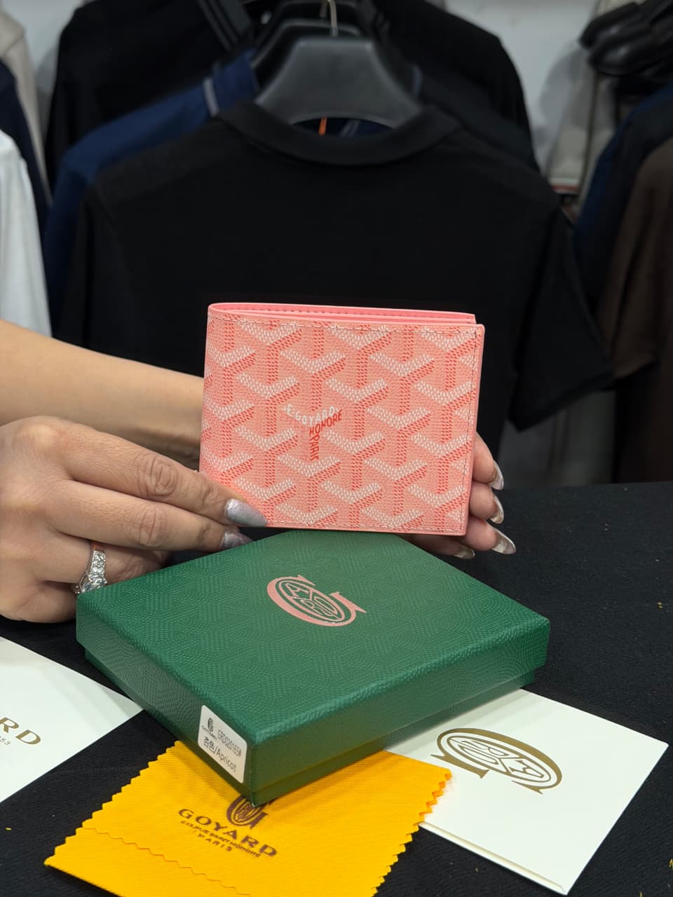 Goyard Short Wallet - Pink