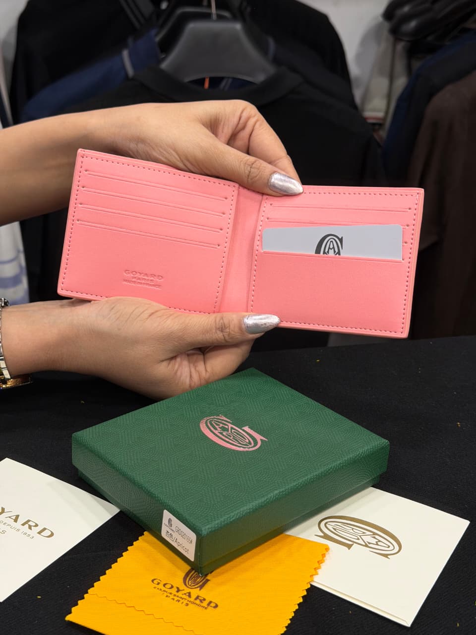 Goyard Short Wallet - Pink