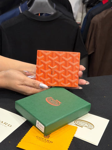 Goyard Short Wallet - Orange