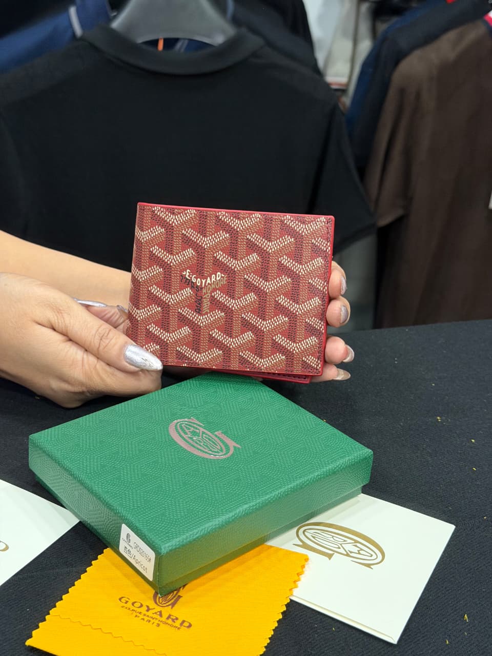 Goyard Short Wallet - Jujube Red