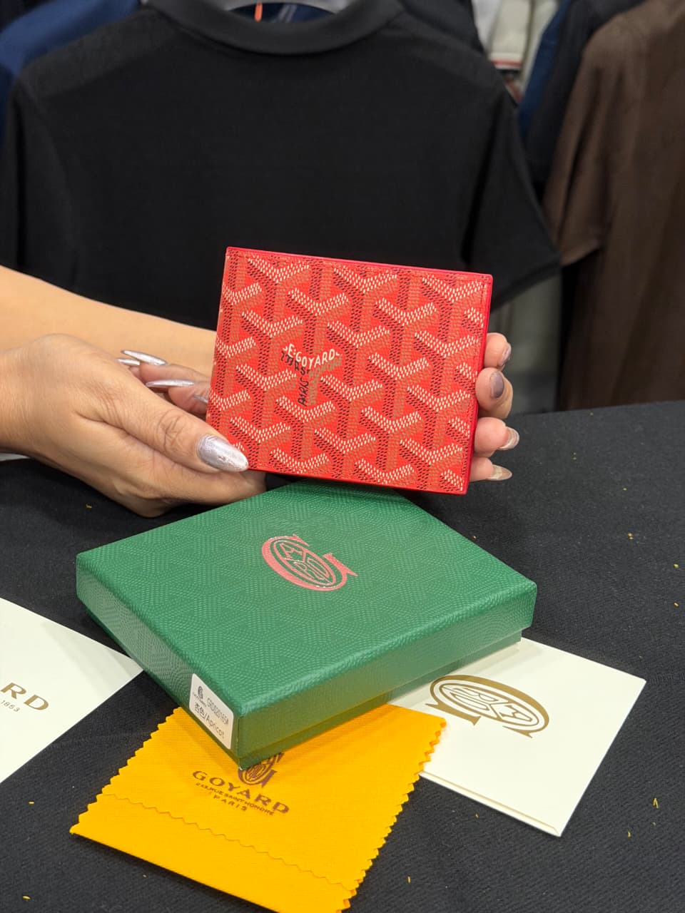 Goyard Short Wallet - Red